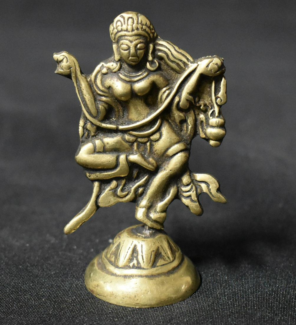Tibetan Bronze Temple Figure (1 of 4)