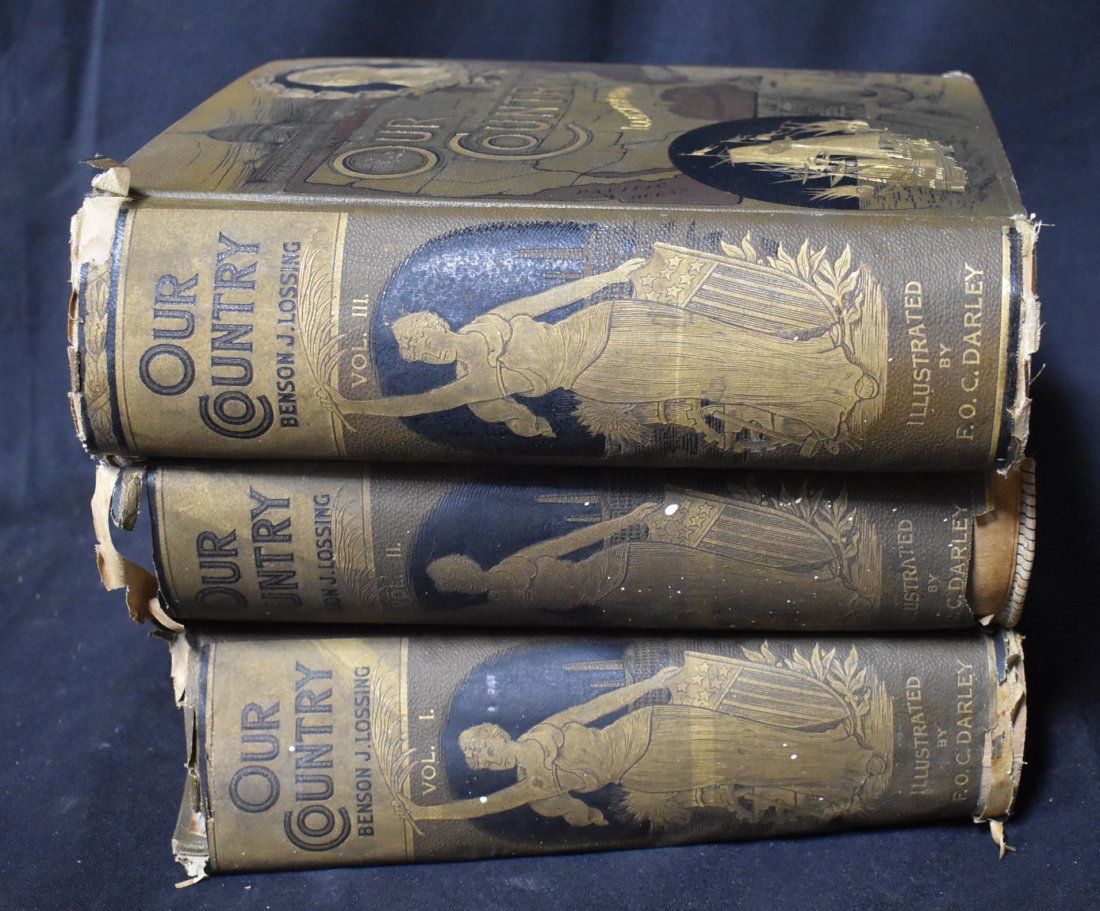 First Edition Our Country Lossing 500 Illus 3 Vol (1 of 3)