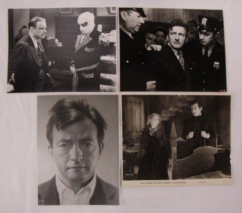 MOVIE STILLS CLAUDE RAINS (75): 1935-1968 Portraits and movie scenes from The Man Who Reclaimed His Head; The Mystery of Edwin Drood; Anthony Adverse; The Prince and the Pauper; Four Wives; Four Mothers; Passage to Marseilles; Caese