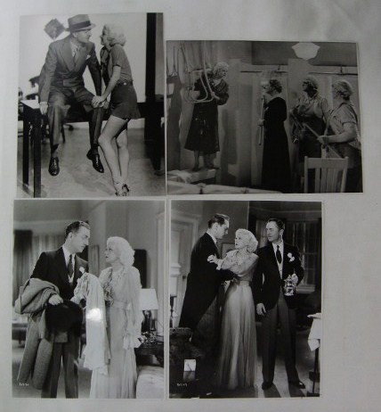 JEAN HARLOW PUBLICITY PHOTOS FOR RECKLESS (7): MGM 1935. Six with backstamp for Douglas Whitney Collection. VF