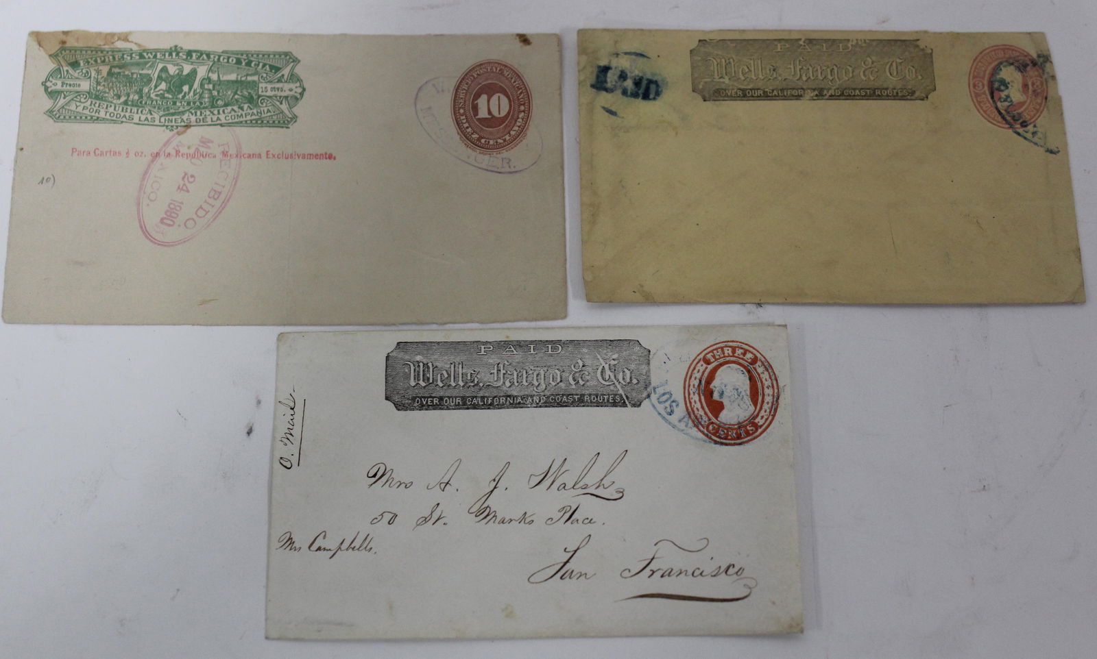 Mexican Wells Fargo Stamped Cover (3) (1 of 4)