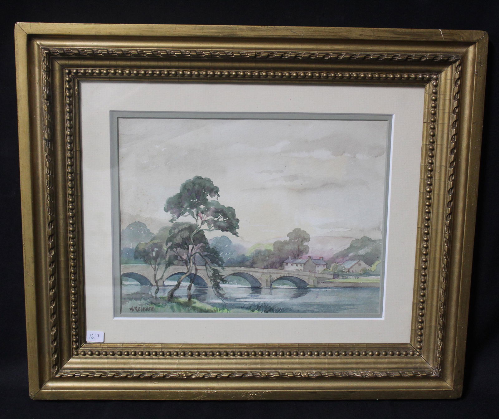 Andrew Melrose Sgd. Watercolor (1 of 3)