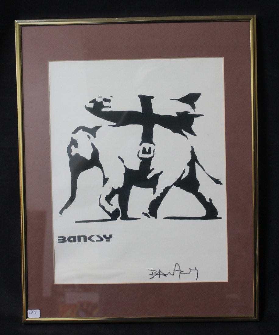 Banksy Signed Lithograph (1 of 3)