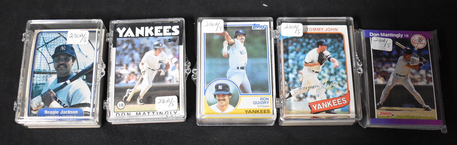 Yankee Team Set. Lot of 5 (1 of 1)