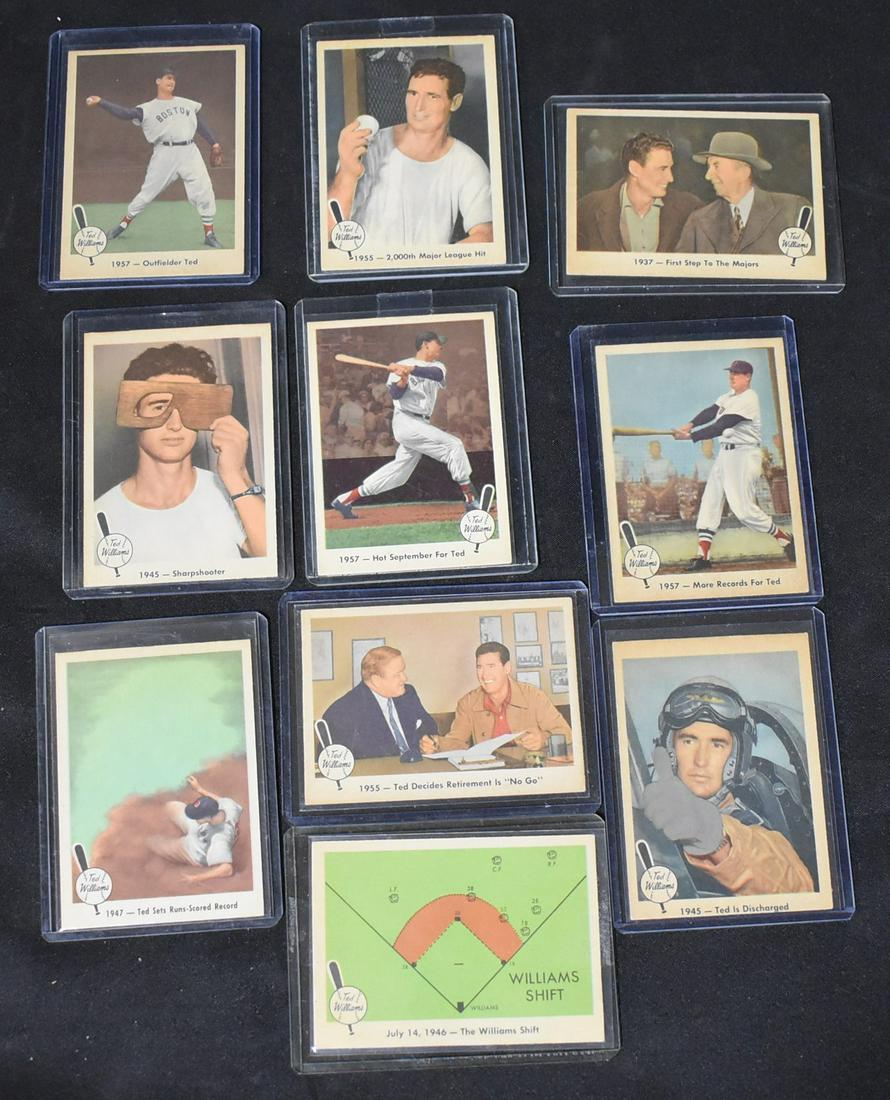 1959 Fleer Ted Williams Cards (10) (1 of 5)