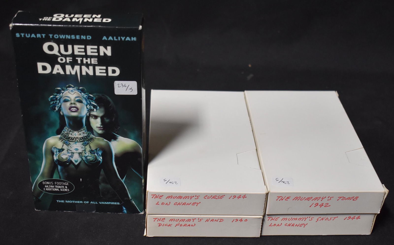 Vintage Horror Film VHS Tapes (5) (1 of 1)