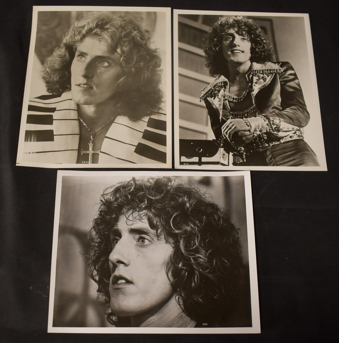 Vintage Photos of Roger Daltrey (3): Includes three unique 8x10 of rockstar Roger Daltrey (The Who).