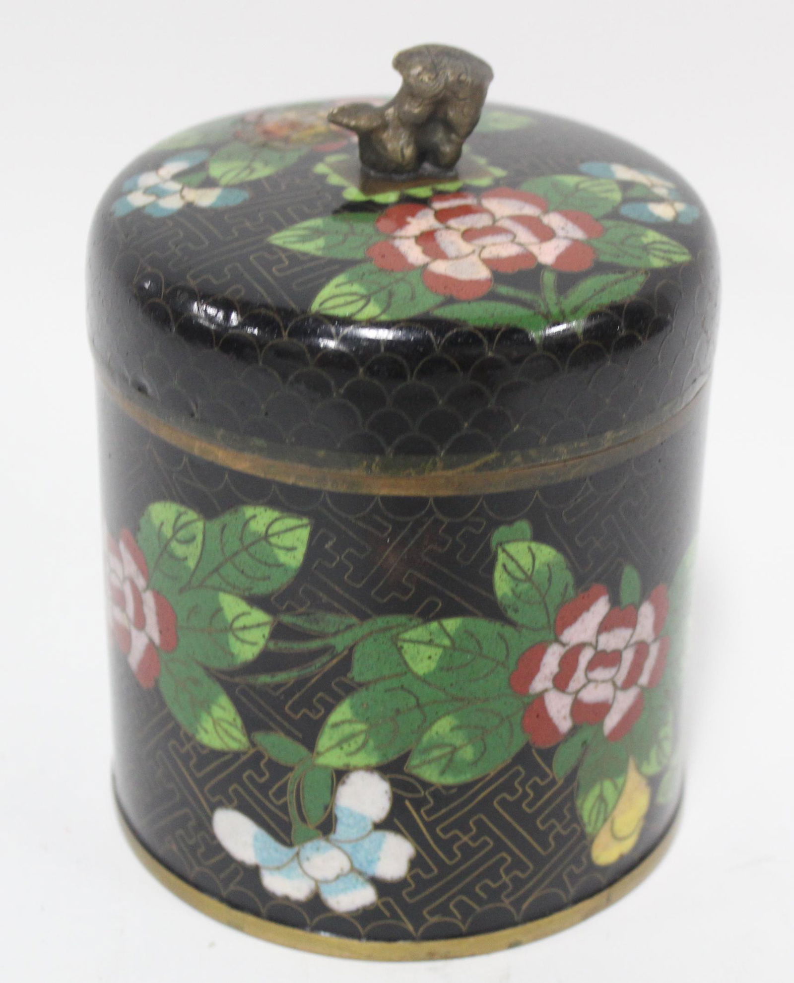 Oriental Cloisonne Container (1 of 3)