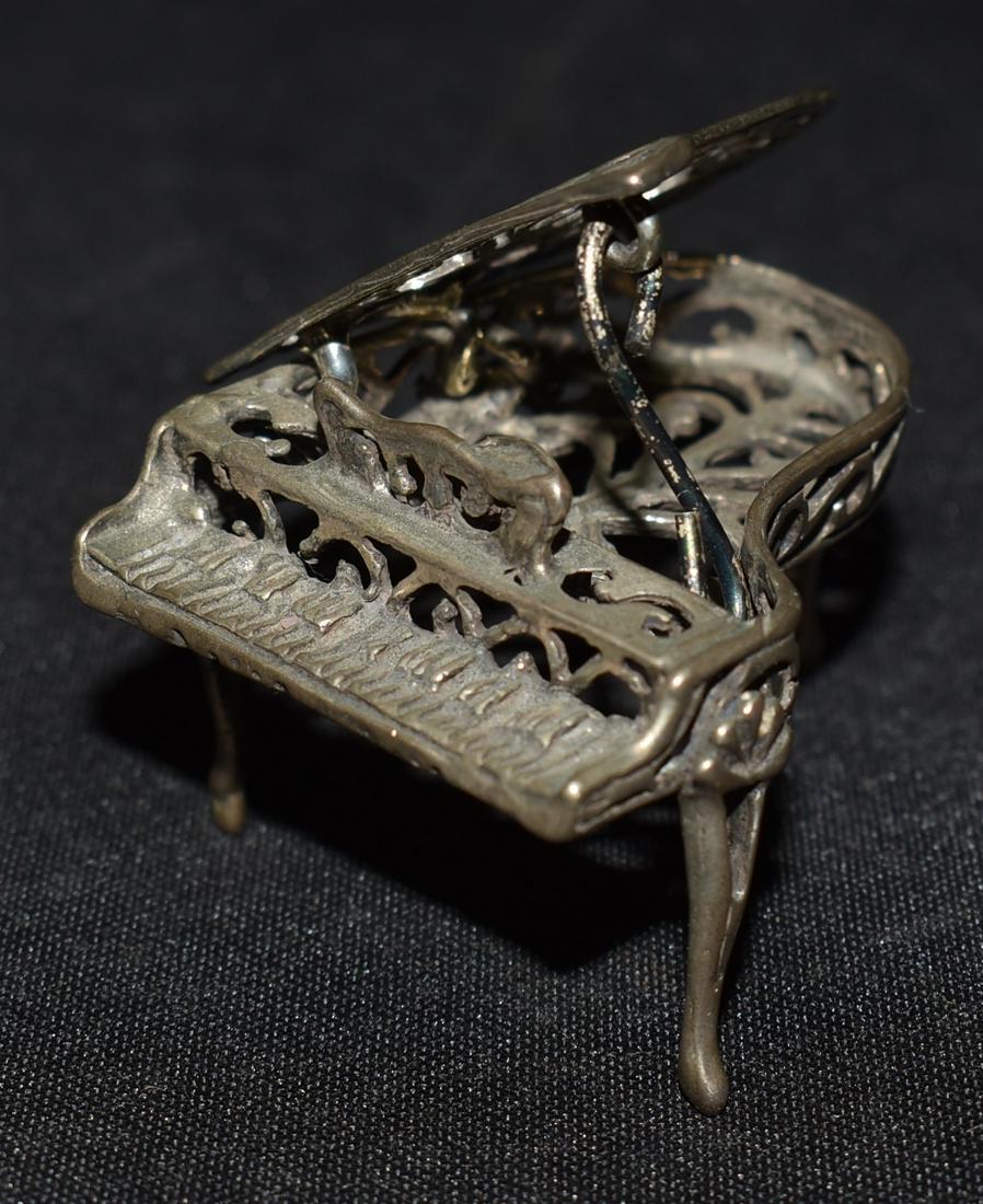 800 Silver Miniature Piano (1 of 5)
