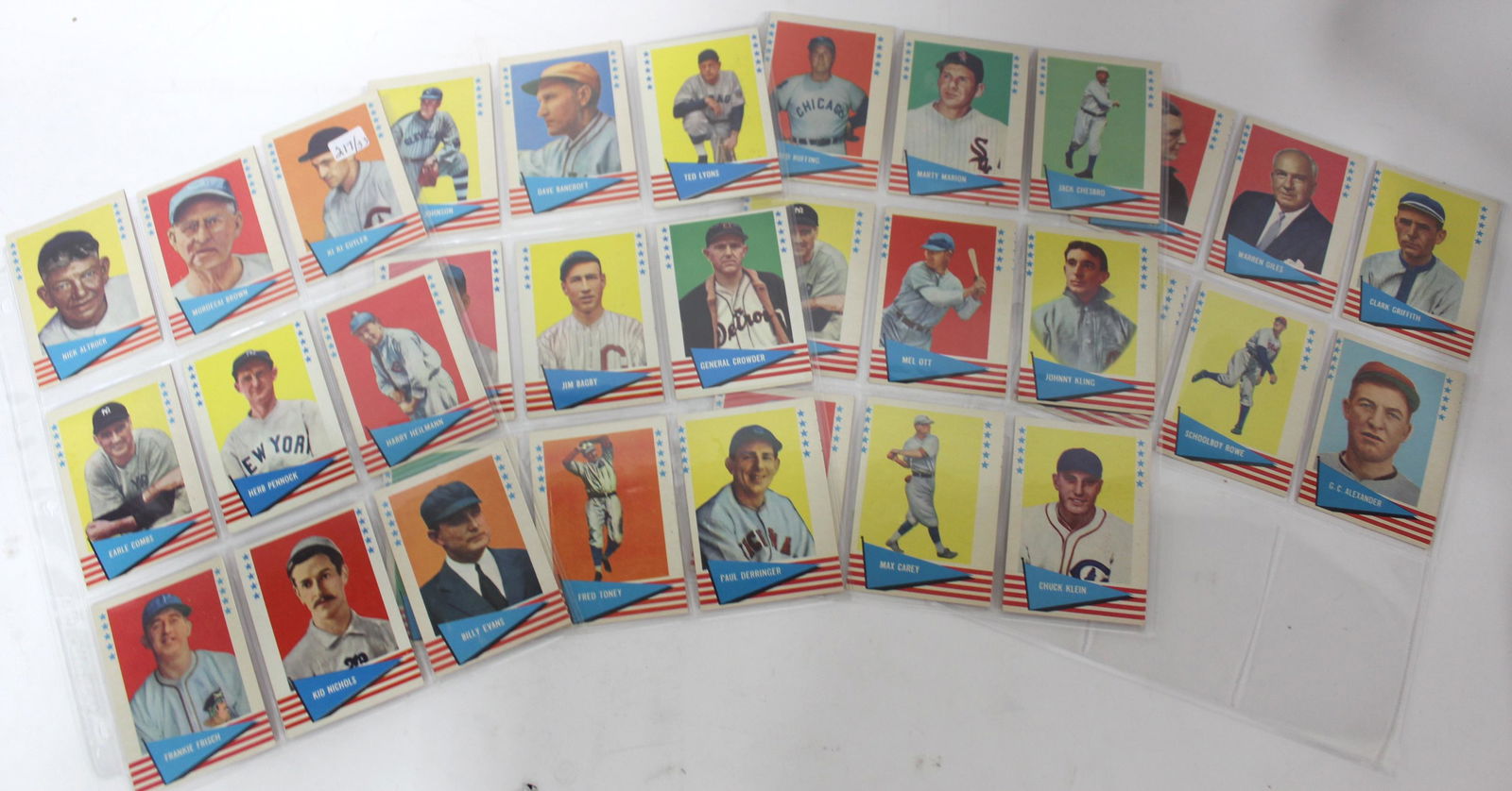 1961 Fleer Greats Baseball Cards (33) (1 of 5)