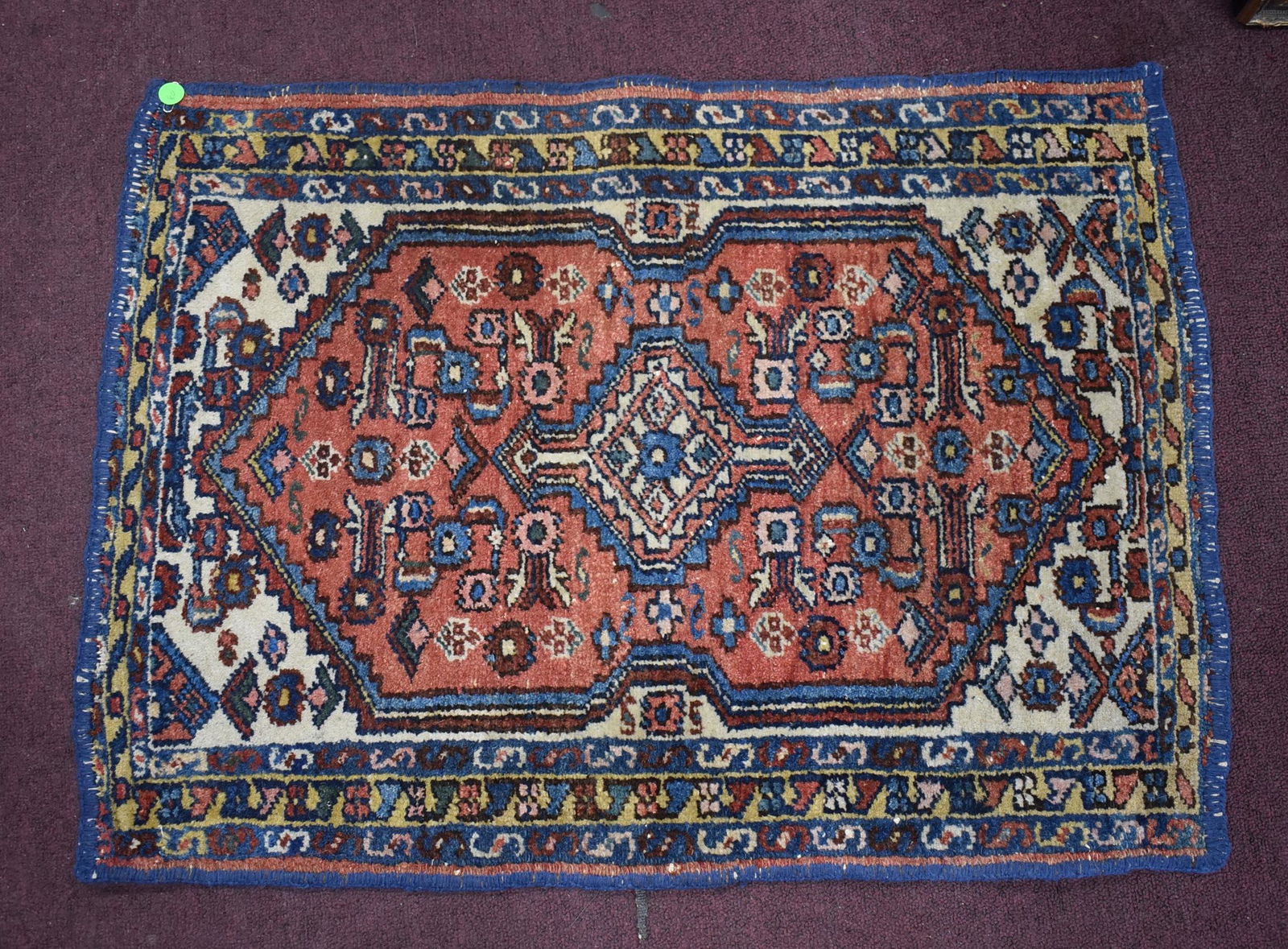 Antique Oriental Mat (1 of 2)