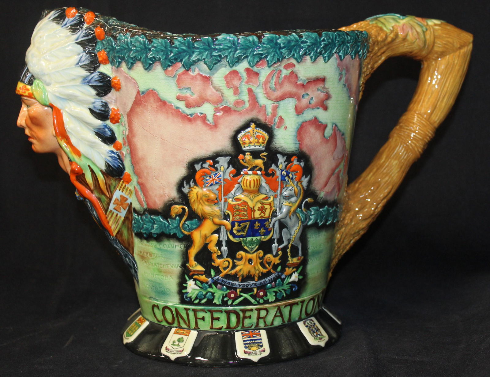 Carlton Ware Confederation of Canada Pitcher (1 of 2)