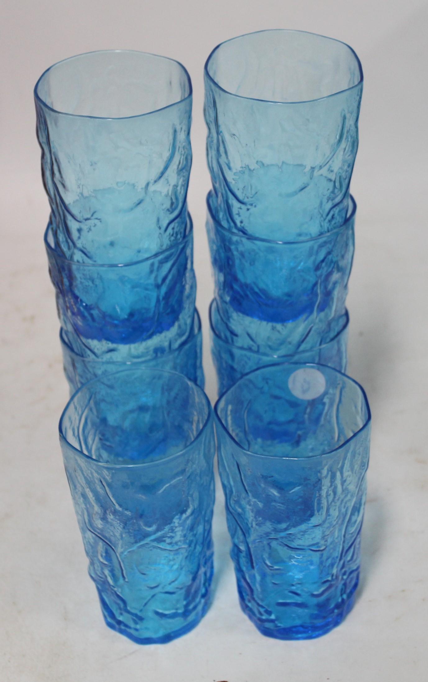 Antique Blue Glass Lot (16) (1 of 2)