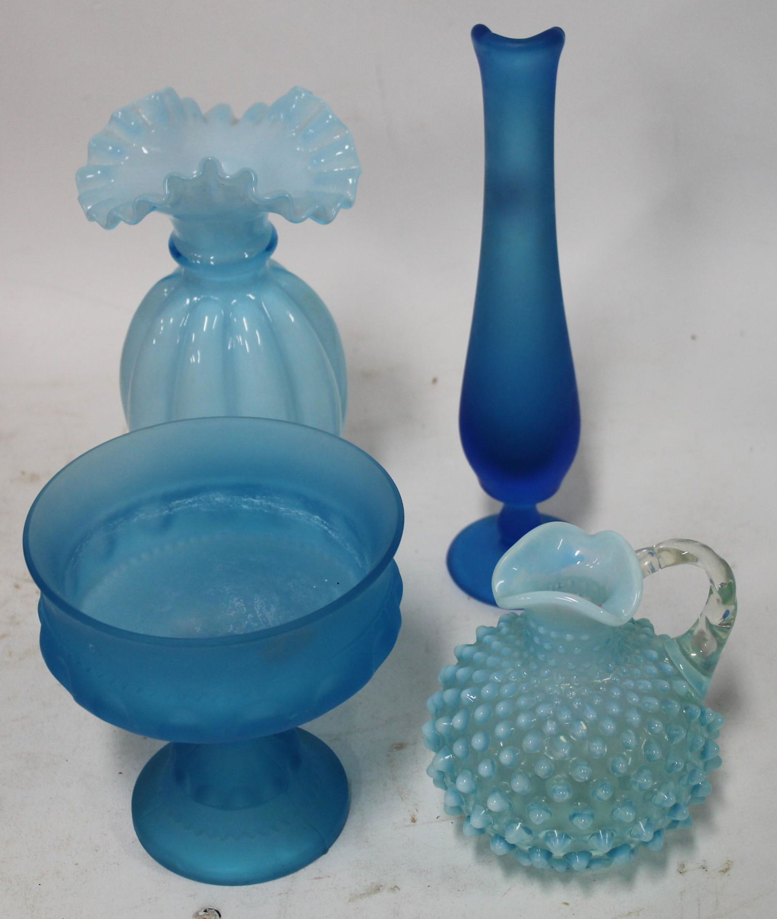 Collector's Lot of American Blue Art Glass (1 of 1)