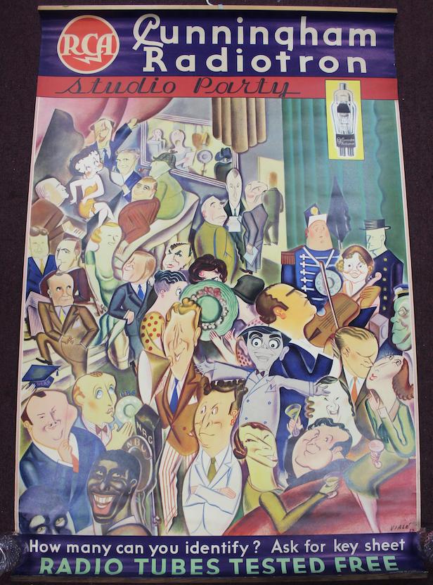 RCA Cunningham Radiotron Poster (1 of 4)