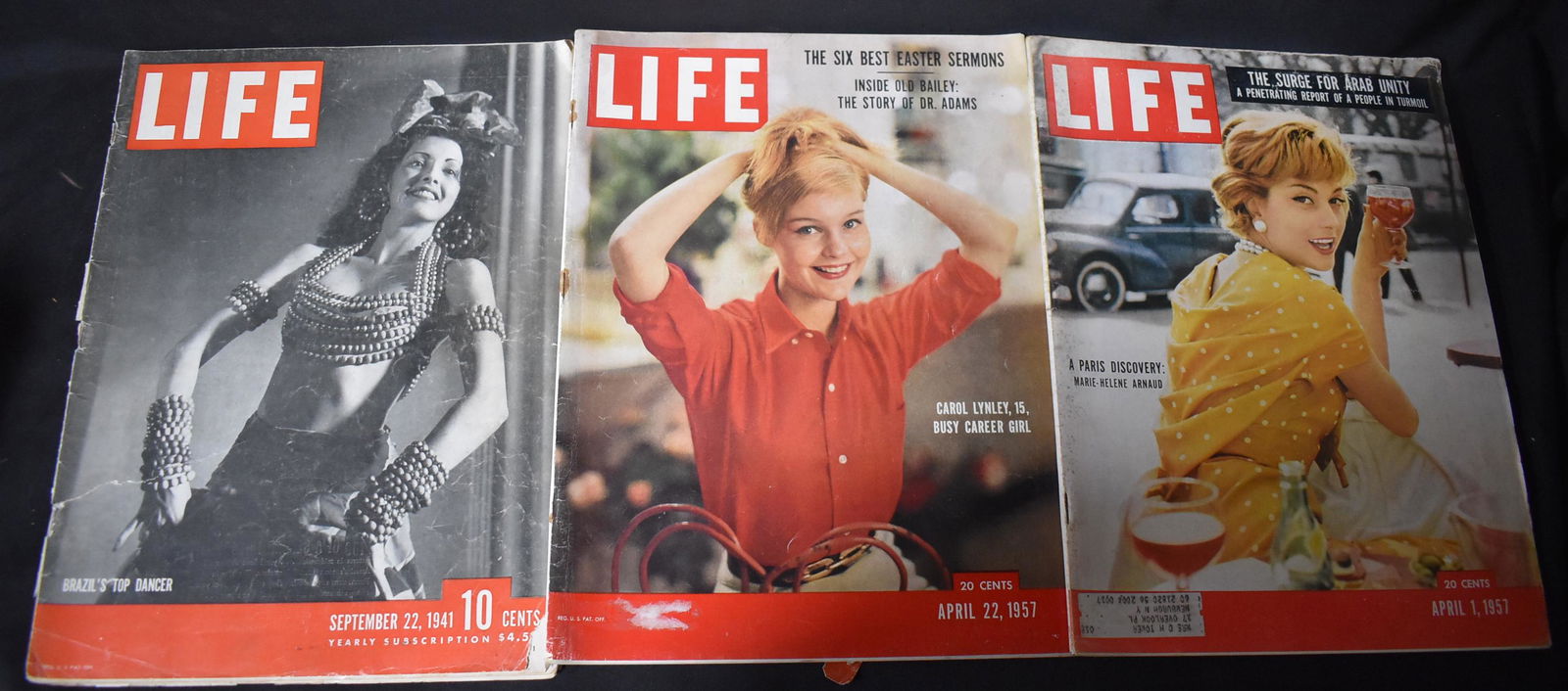 Life Magazines (3) 1941 and 1957 (2) (1 of 1)