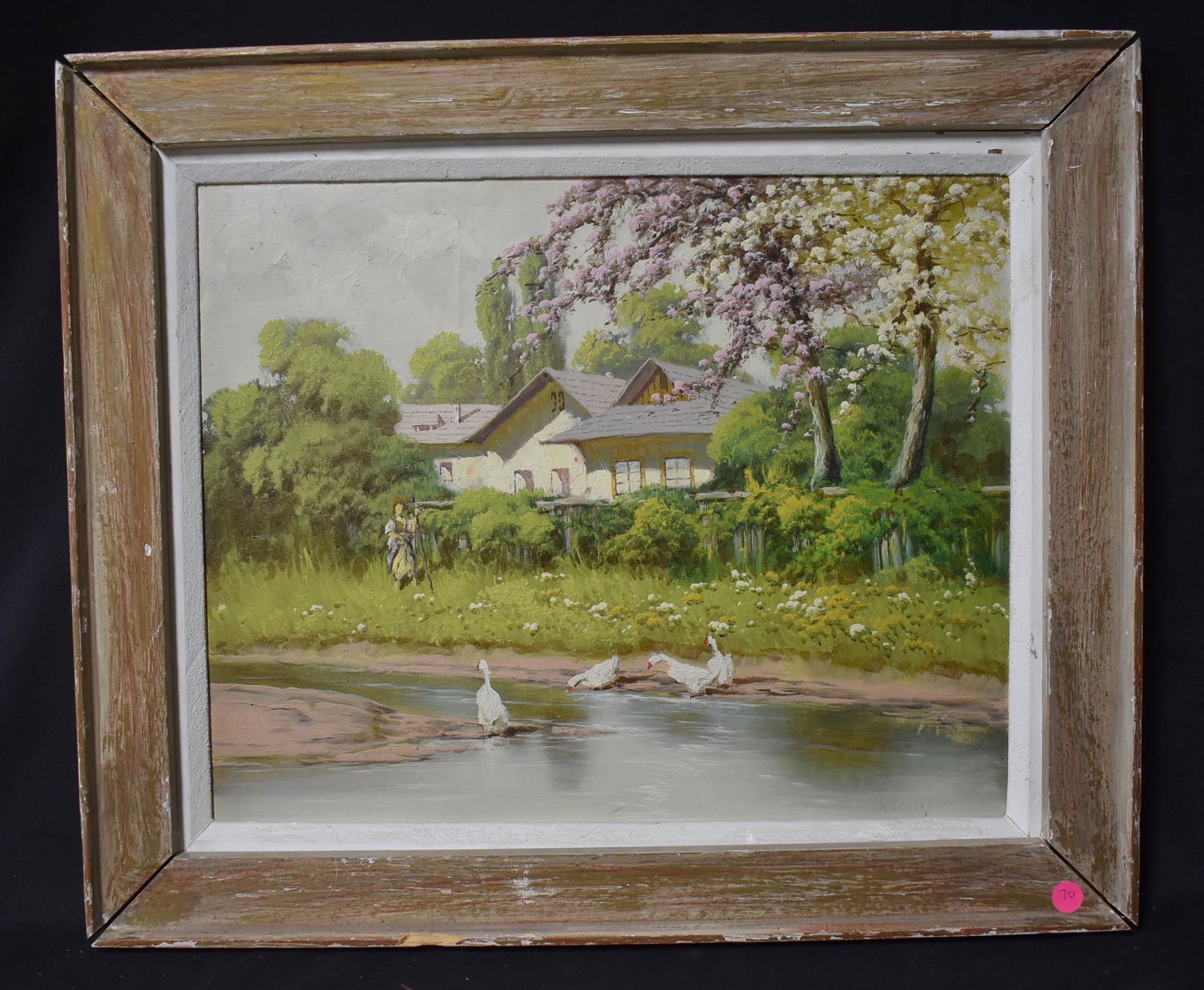 20thC. German Oil Landscape Signed (1 of 3)