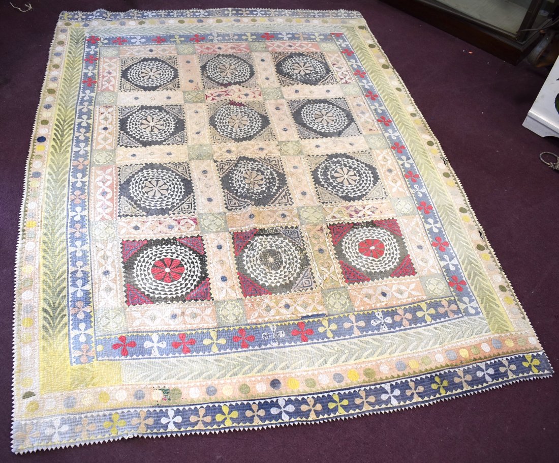 Civil War Era Quilt: 61" x 85".