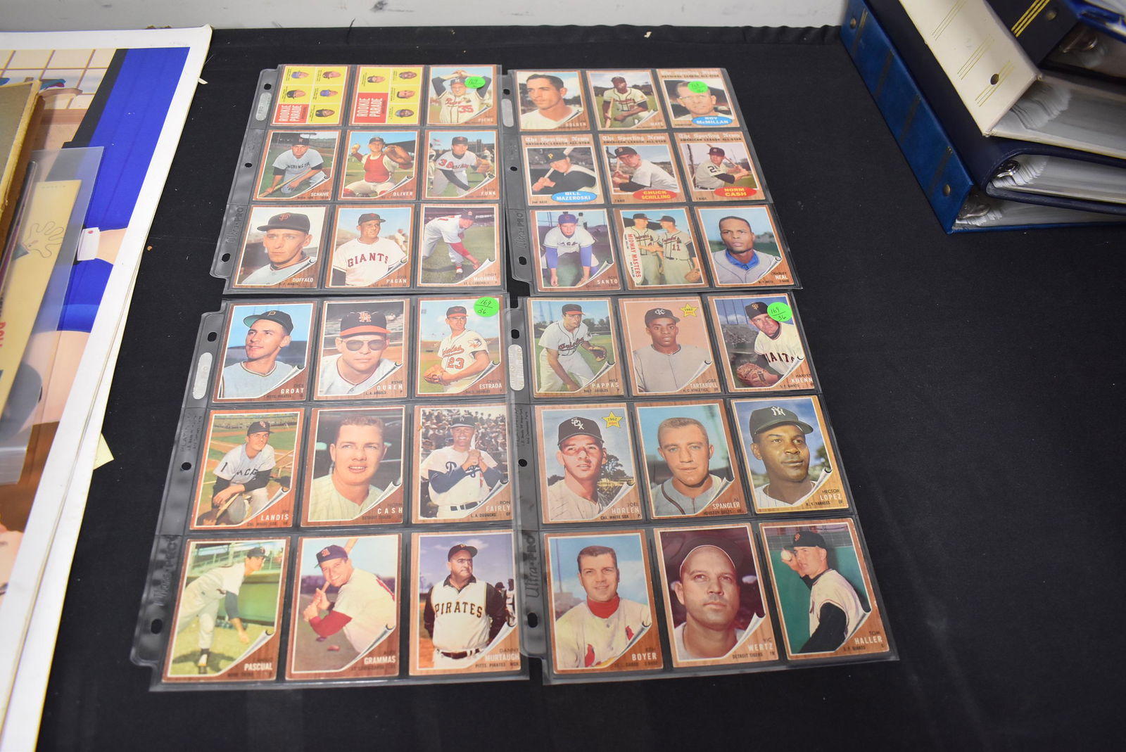 1962 Topps Baseball Lot of 36. 11 High Numbers (1 of 5)