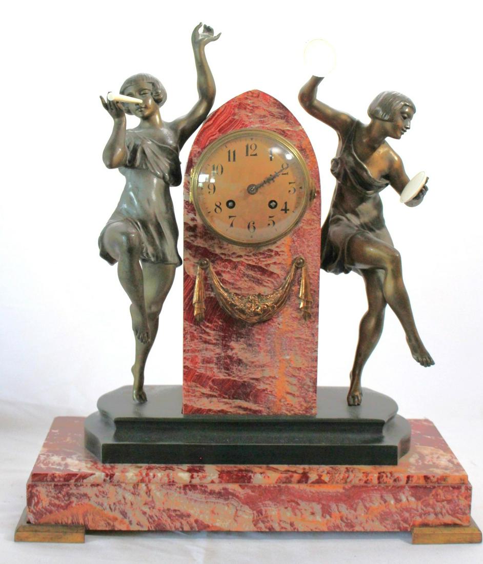 Important Fritz Marti Art Deco Clock (1 of 11)