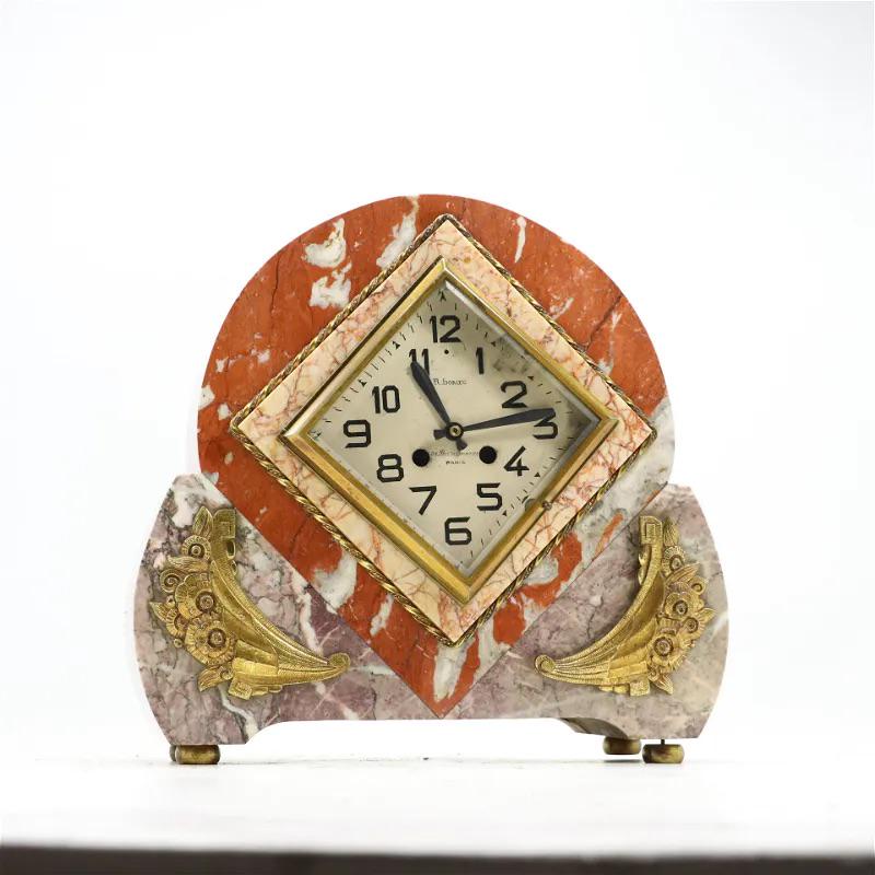 Important R. Bokiec Art Deco Marble Clock (1 of 8)