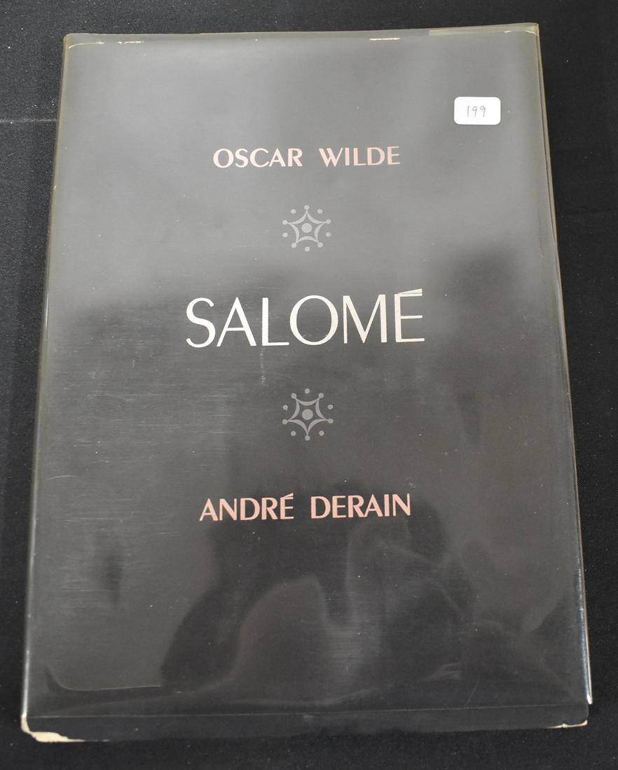 Book Salome Oscar Wilde Illus by Derain: Inside are 9 pastel illustrations by Andre Derain.
