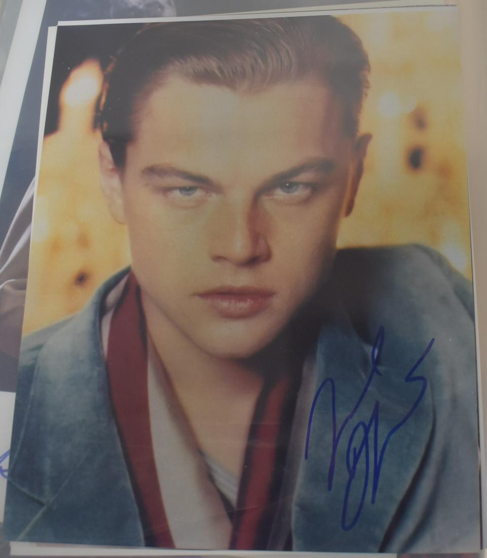 Leonardo DiCaprio Autographed Photos. COA (3)' (1 of 1)