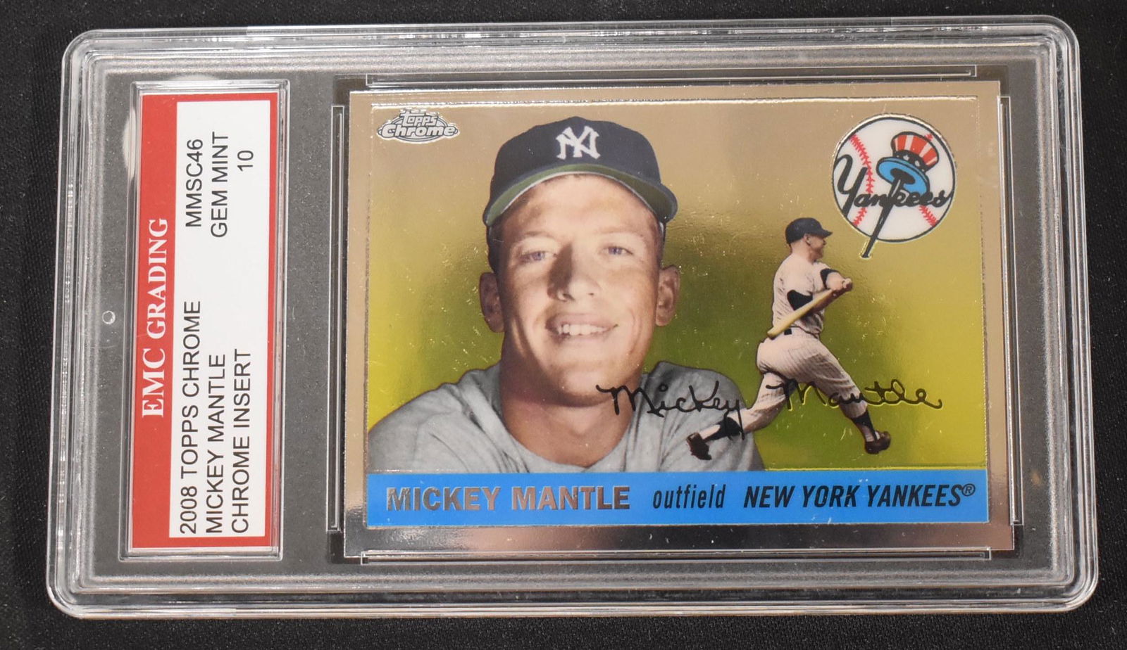 2008 Topps Chrome Mickey Mantle Graded Card (1 of 2)
