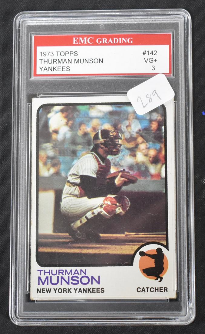 Thurman Munson Yankees Baseball Card (1 of 2)