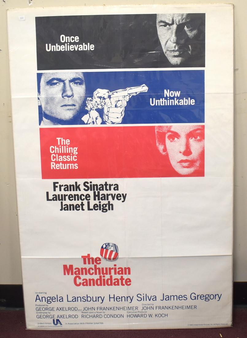 Antique Movie Poster The Manchurian Candidate (1 of 1)