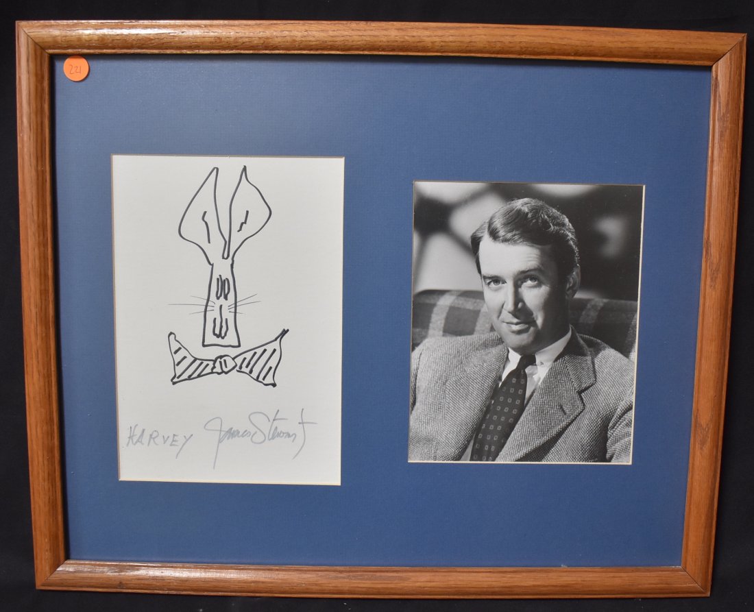 James Stewart Autograph, Drawing, and Photo (1 of 3)