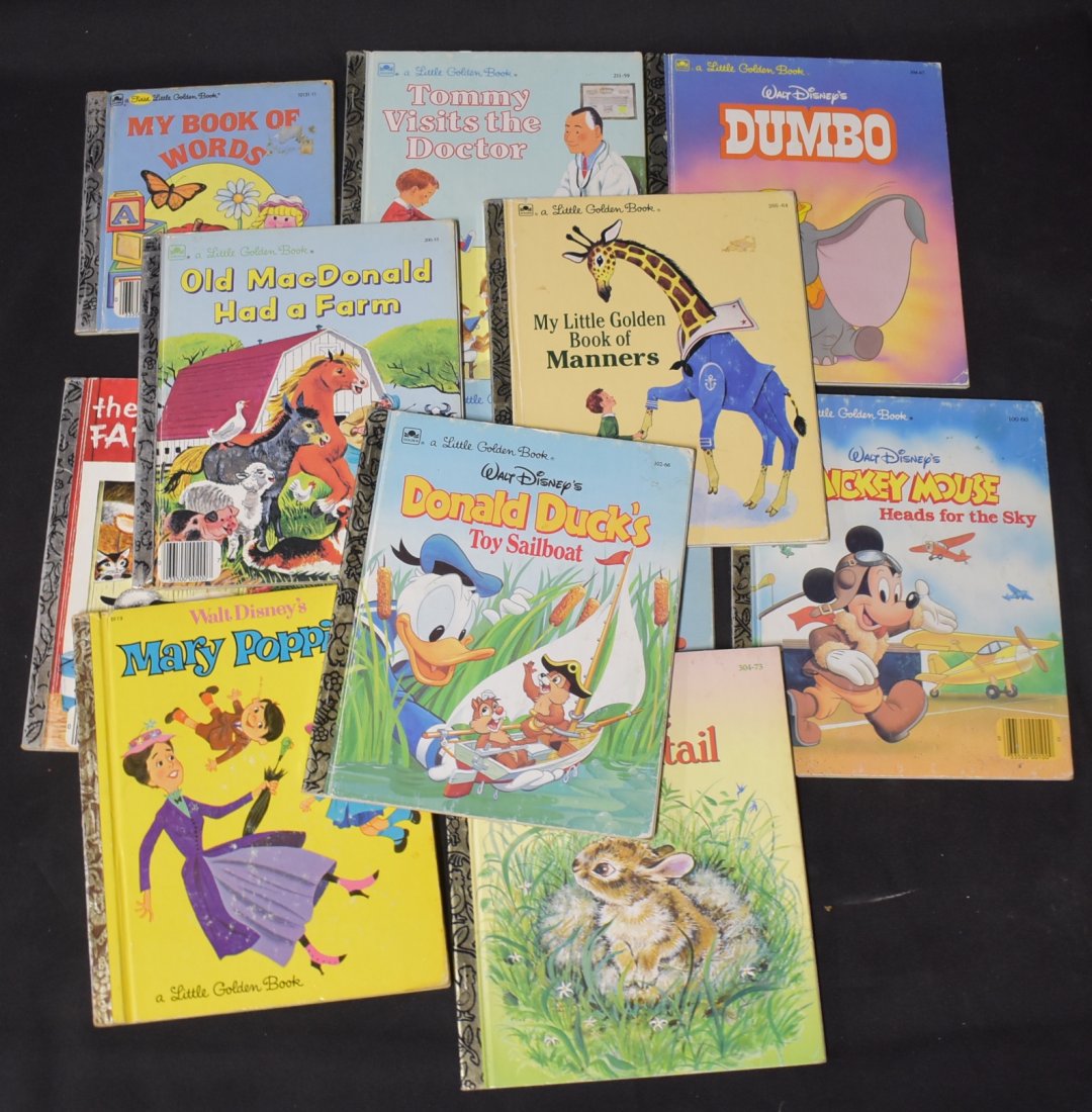 Little Golden Books inc. Mickey Mouse Dumbo and Donald Duck. (11) (1 of 3)