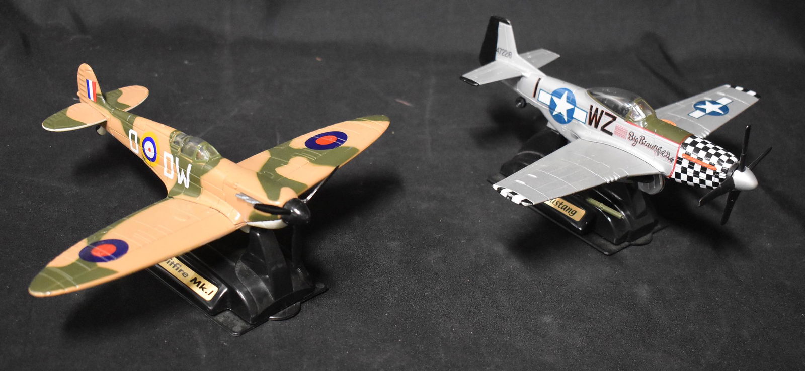 W W II Metal Airplane Models (1 of 4)