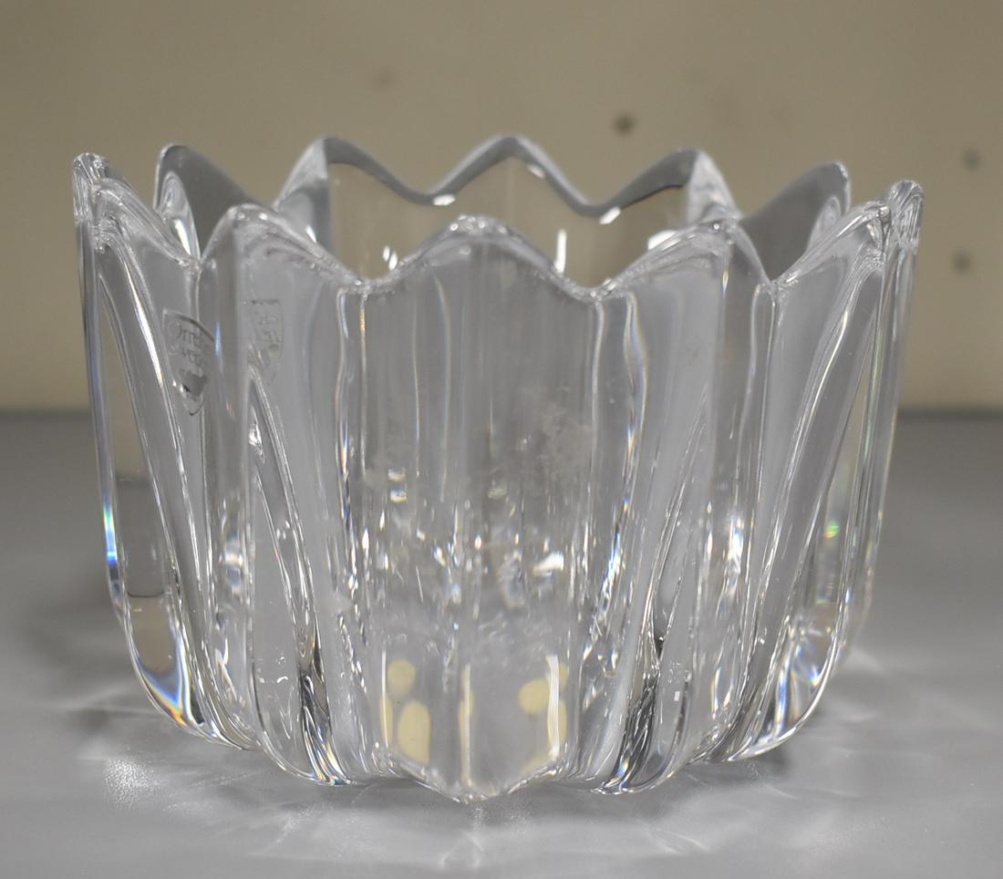 Orrefors Bowl Signed: 5"W