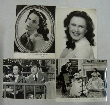 GERALDINE FITZGERALD STILLS & PORTRAITS (67): Close up portraits and movie scenes, 1930's on. Scenes from Wuthering Heights; A Child is Born; Till We Meet Again; Flight Into Destiny; Shining Victory; The Gay Sisters; Watch on the Rhine; Wilson; L