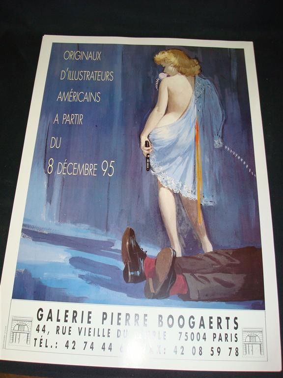 LOT OF SIX(6) AMERICAN ILLUSTRATOR POSTERS: Gil Elvgren exhibition posters