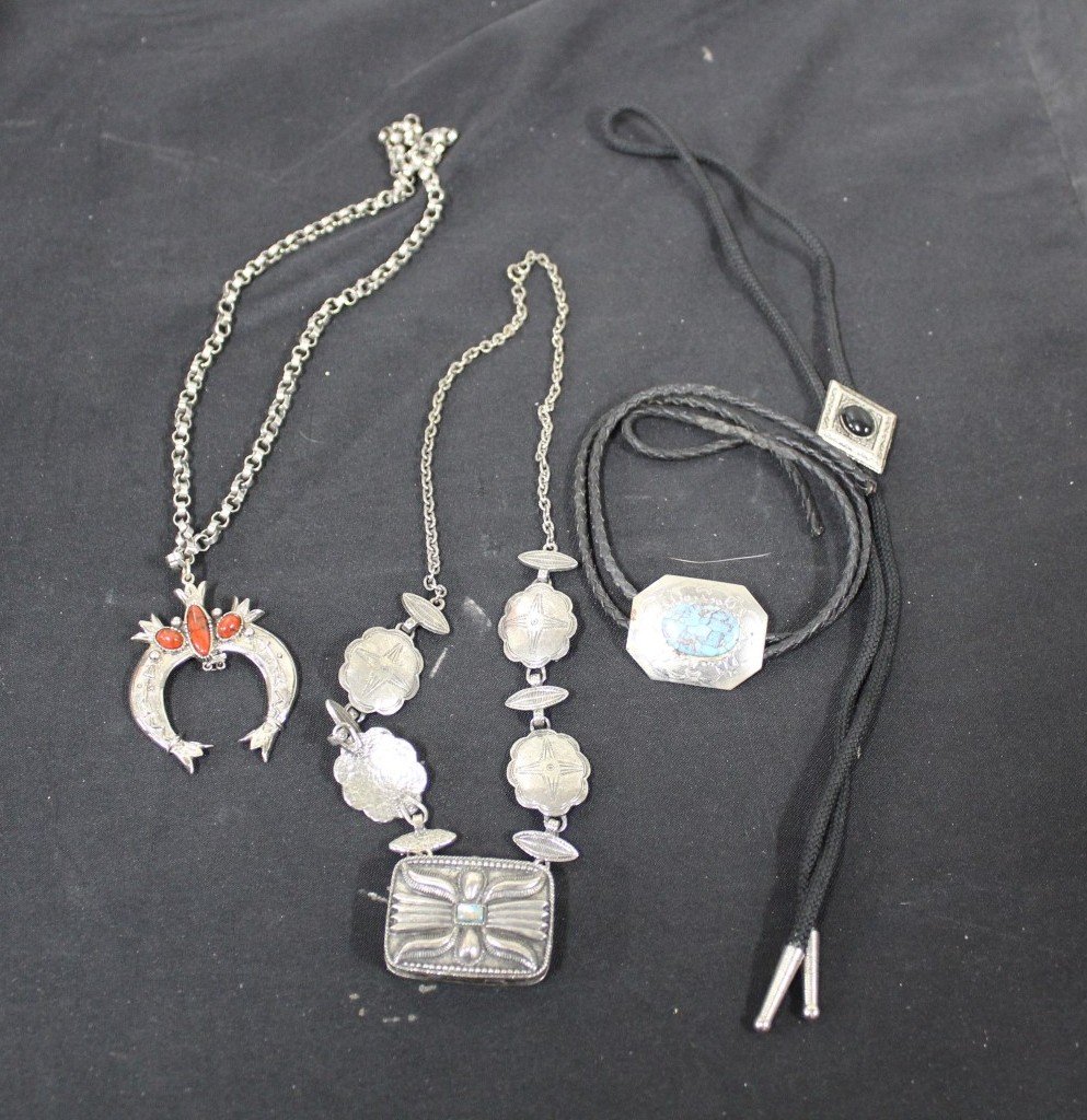 Collector or Dealer's Lot of Native American Jewelry: As pictured