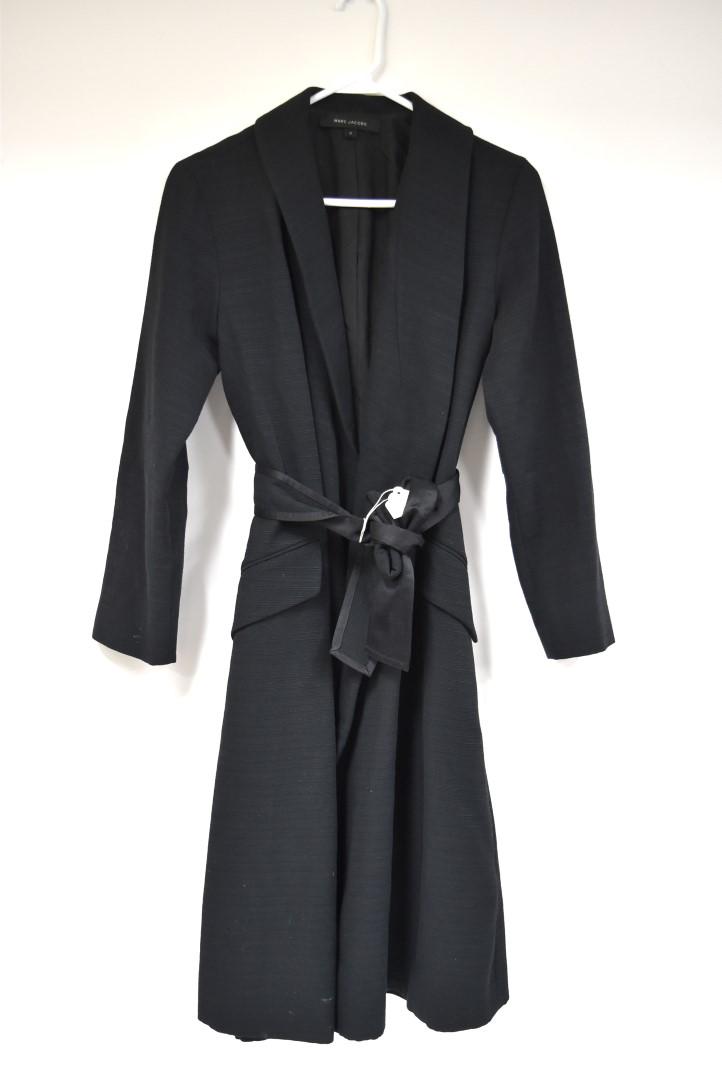 Marc Jacobs Coat Dress: Size 2 Wrap around lightweight outer coatdress