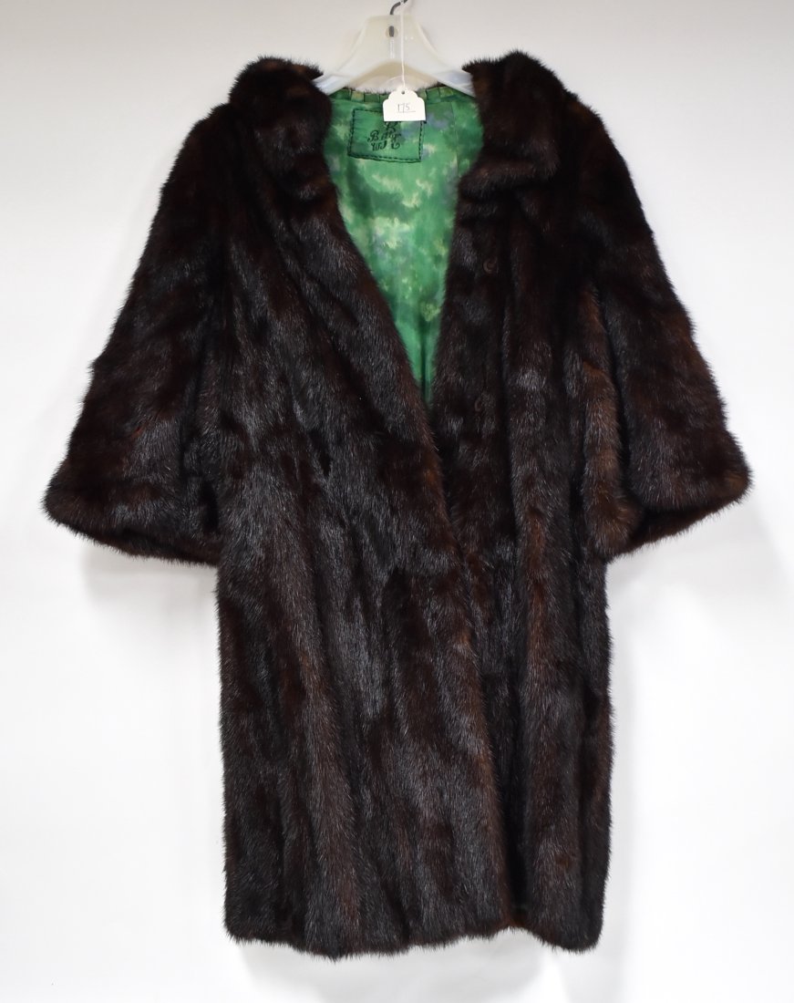 Mink Coat: Good quality. Small size.