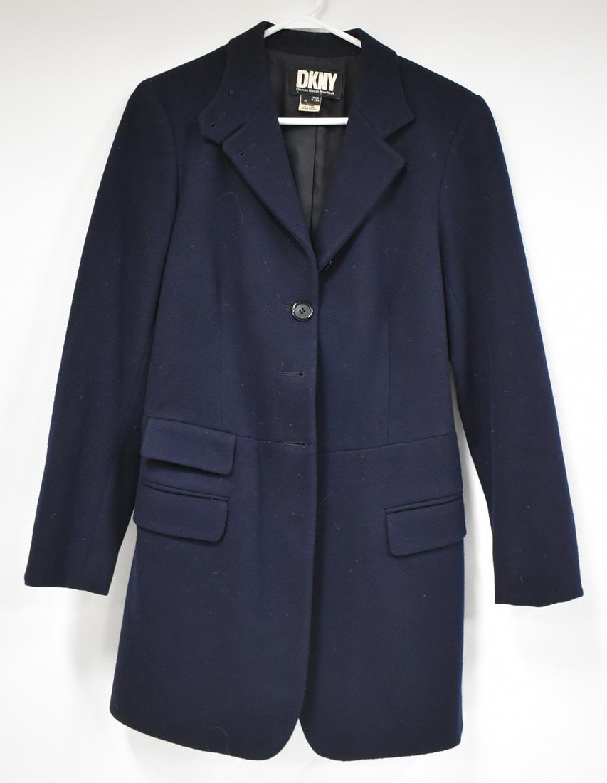 VIntage DKNY Wool Coat: Size 8 100 percent wool.