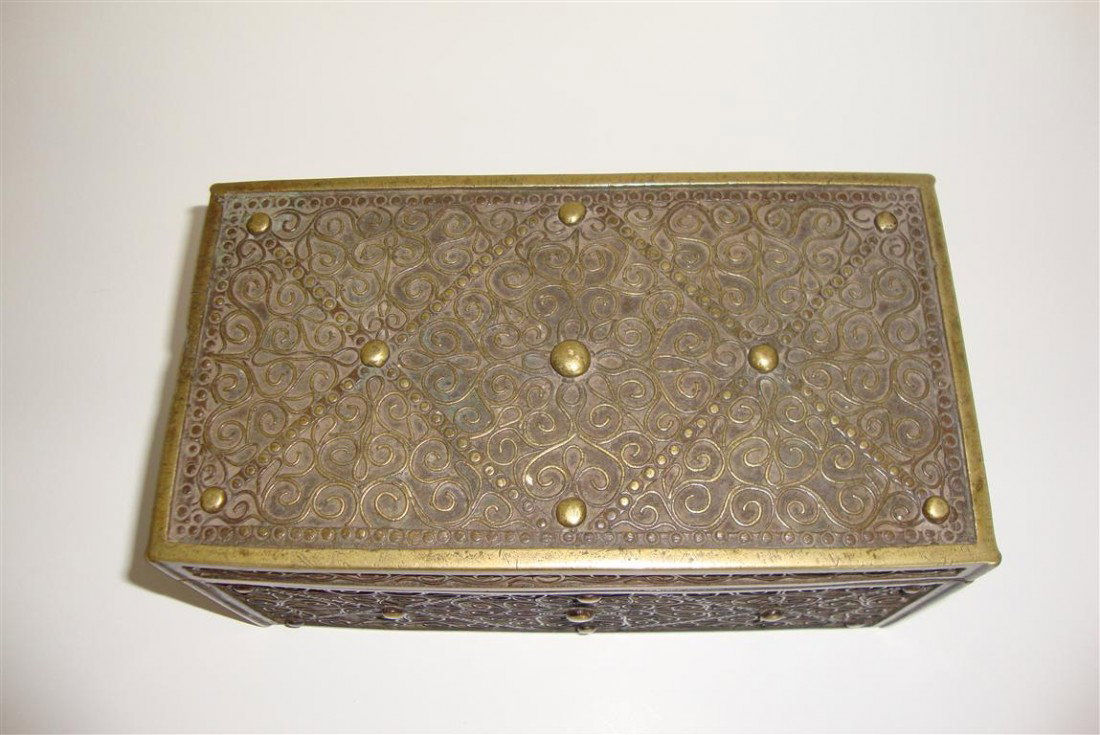TAGO KAOLO TRIBAL BRASS BOX - 2