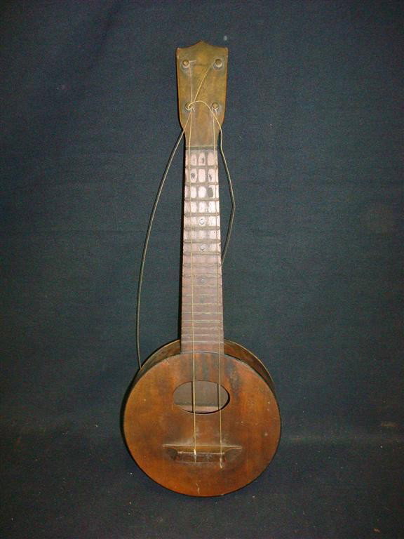 EARLY UKULELE: Possible a child's toy. 20-1/2"