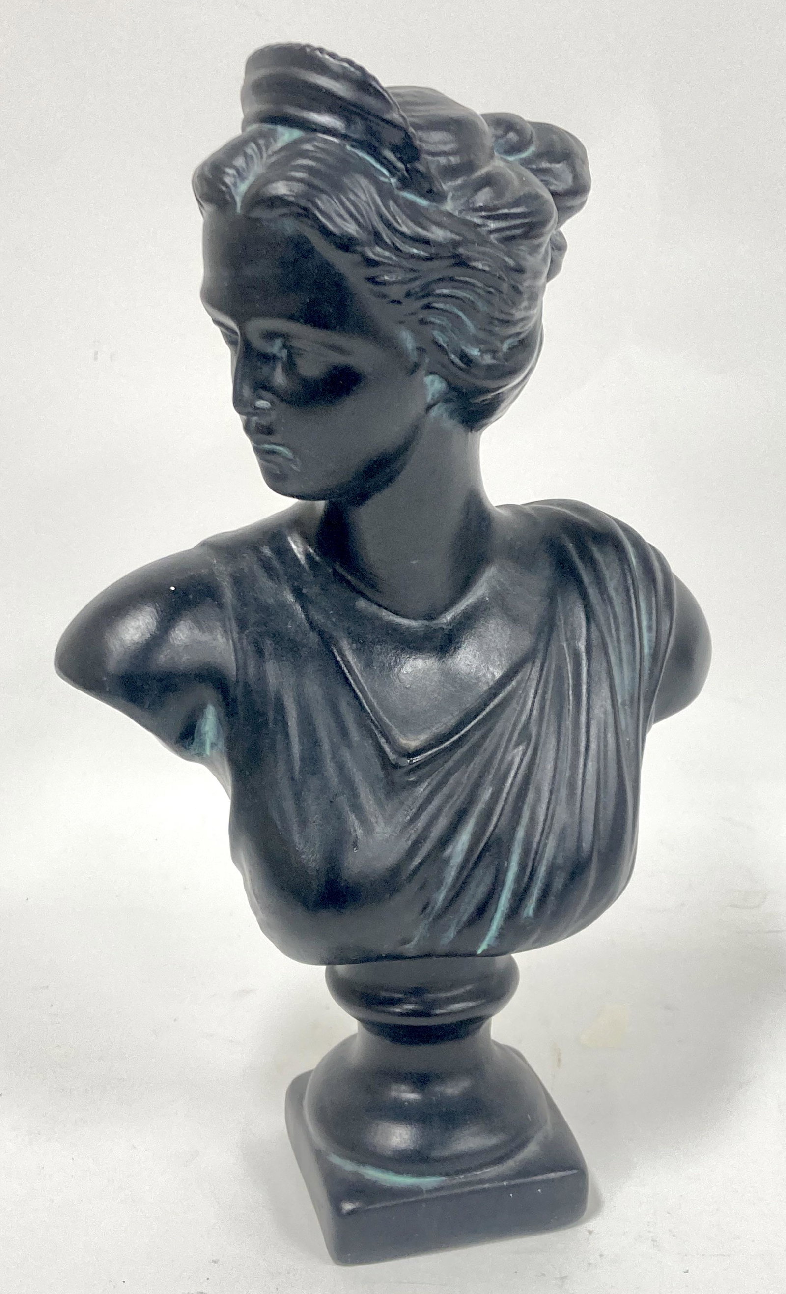 Classical Metal Bust of a Woman (1 of 3)
