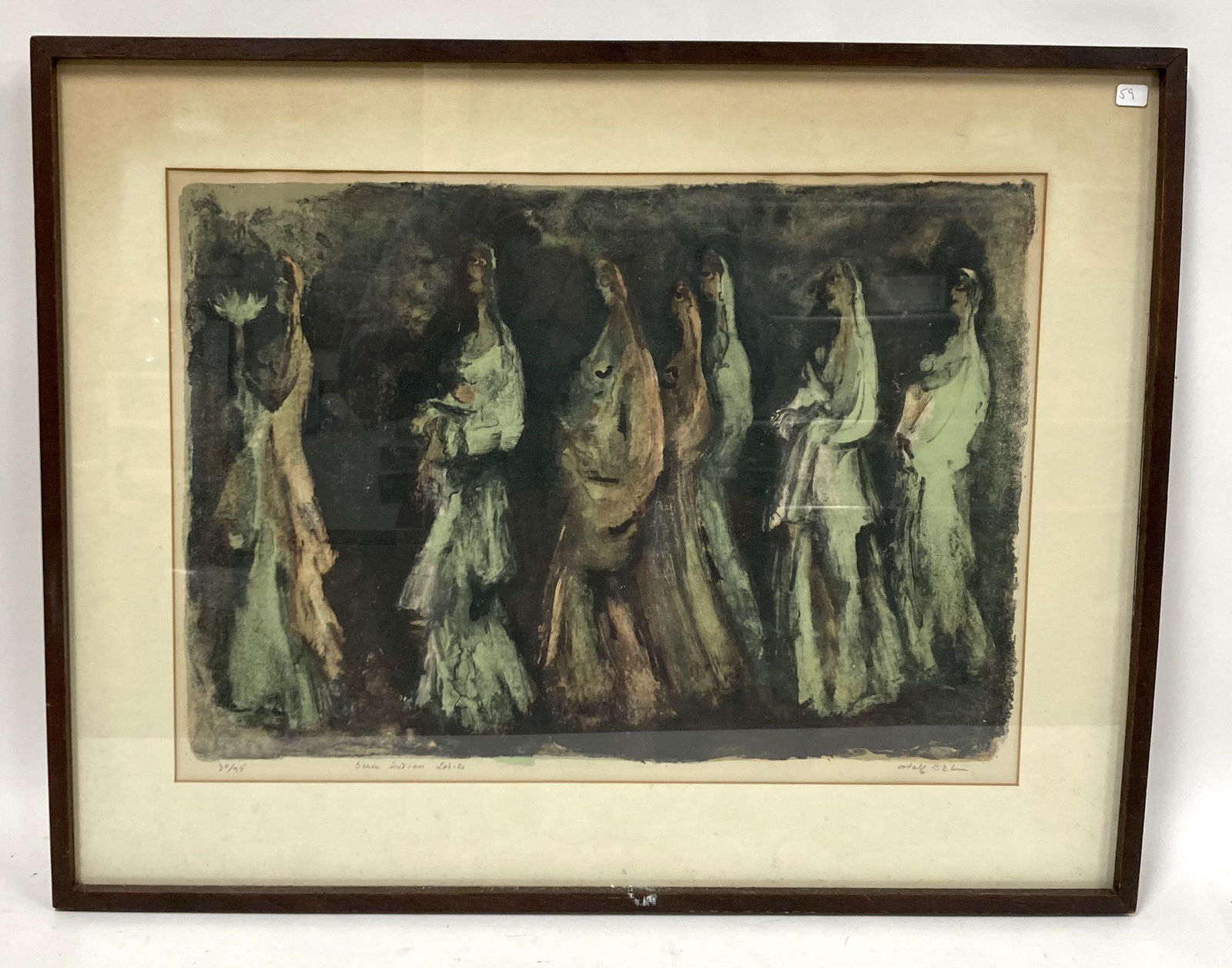 Adolph Dehn Ltd. Ed. Lithograph Sgd. (1 of 3)