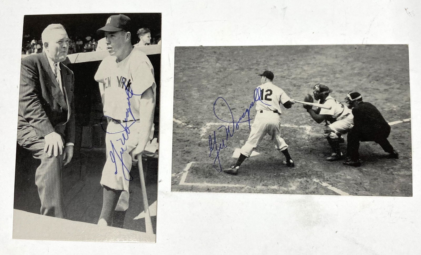 Autographed Gil McDougal Postcards (2) (1 of 2)