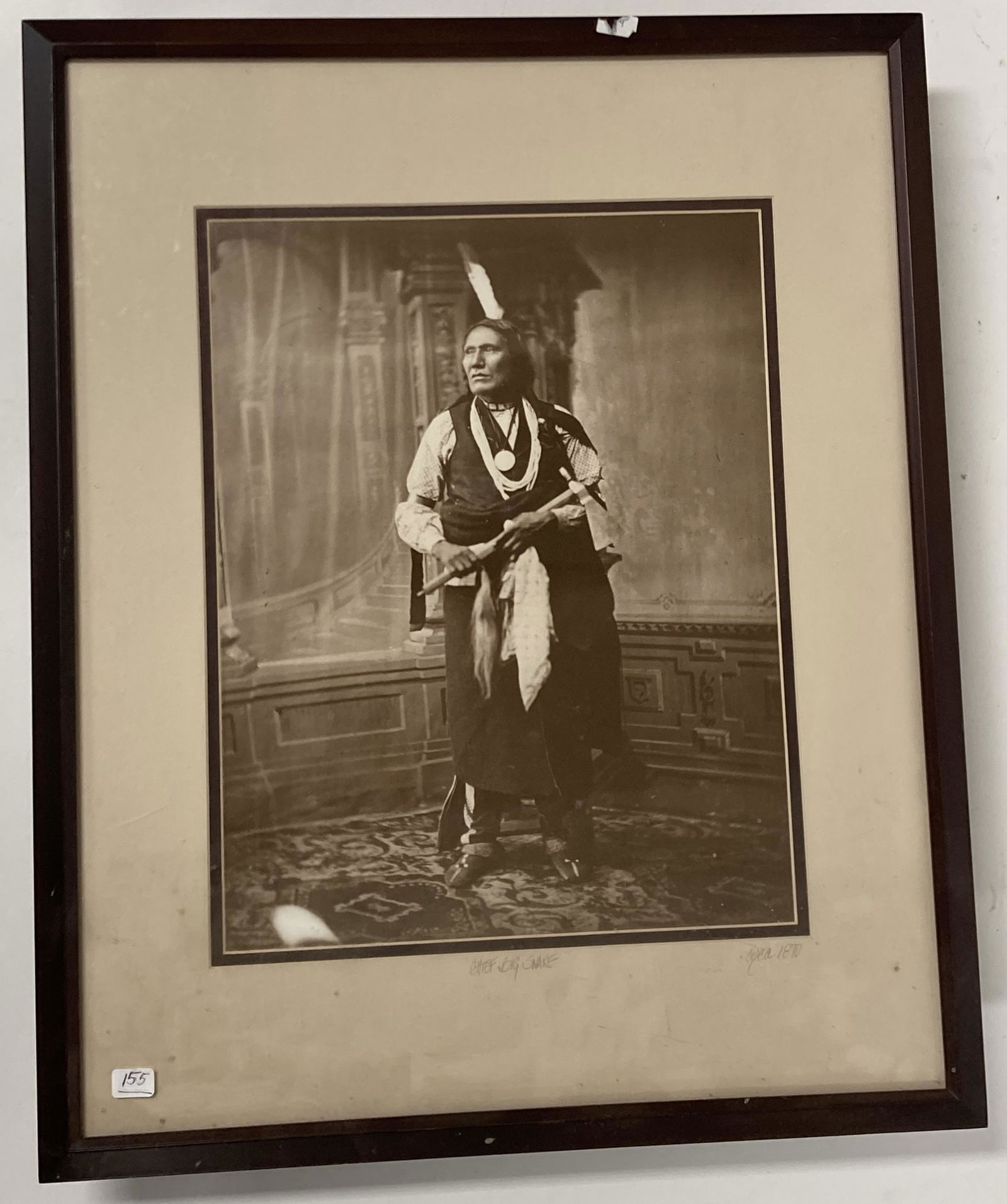 Vintage Photo. Chief Big Snake C. 1870 (1 of 5)