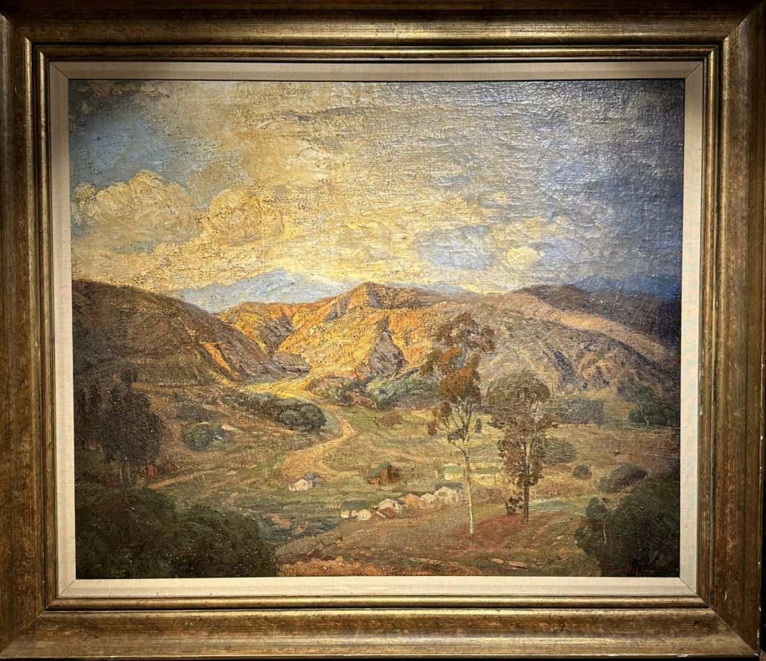 Peter Nielsen; American Oil Near Bishop Peak Signed (1 of 6)