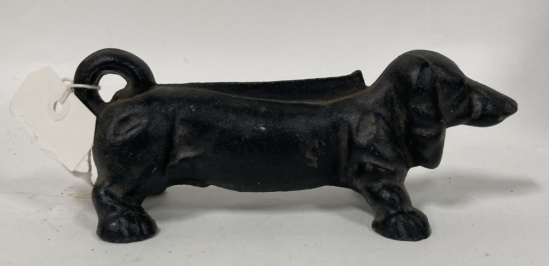Cast Iron Dachsund Boot Scraper (1 of 3)