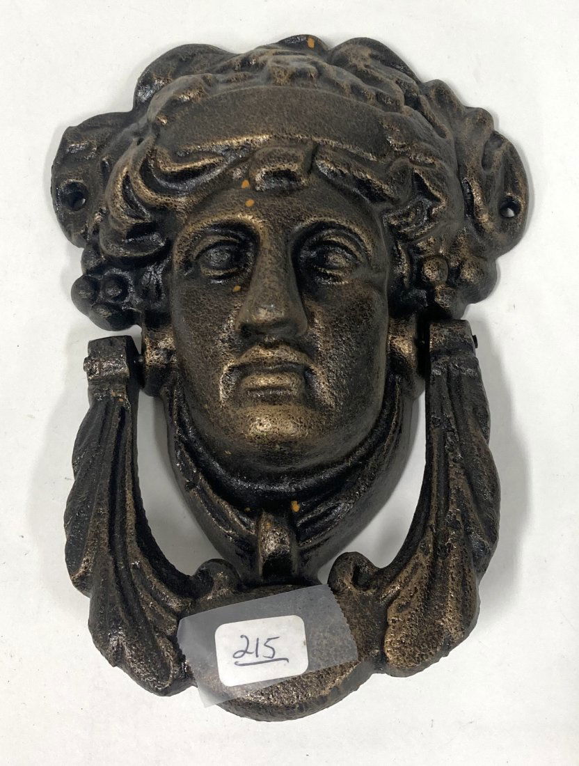 Cast Iron Figural Door Knocker (1 of 2)