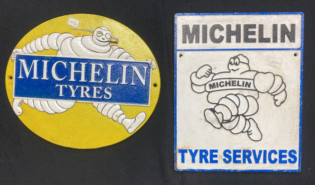 Michelin Cast Iron Tyre Signs (2) (1 of 2)